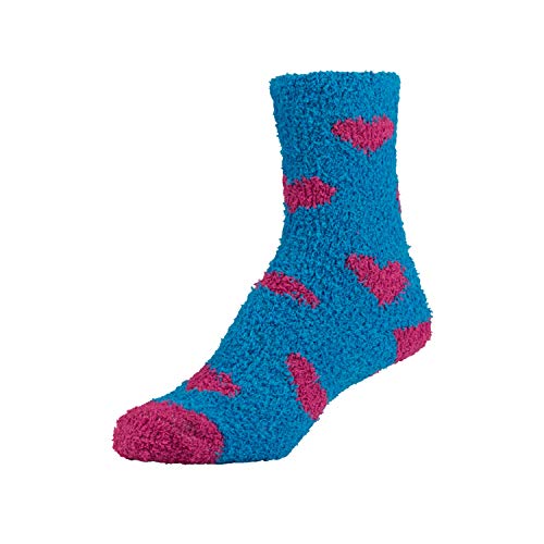 Image of Women's Fuzzy Plush Soft Slipper Socks, Fluffy Winter Holiday Cozy Value Pack Socks