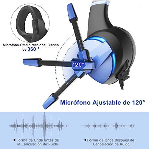Melitt -7 Casque de Jeu avec Microphone Surround Basse Casque Audio Annulation de Bruit LumièRes LED pour PC - Les Beatles, Paul McCartney, John Lennon, RIngo Starr, George Harrison Melitt -7 Casque de Jeu avec Microphone Surround Basse Casque Audio Annulation de Bruit LumièRes LED pour PC – Image 6