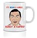 Produktbild Cheeky Chops Tasse CMUG80, Mr. Bean Fancy a Cuppa, Weiß