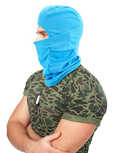 3 Pieces Ski Mask Balaclava Full Face Mask For Men Women Windproof Balaclava Sun Protection Breathable Face Cover (Arm Green, Purple, Sky Blue, General Size) #TOP3