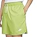 Nike mens Sportswear Sport Essentials Woven Lined Flow Shorts, Vivid Green/White, X-Large