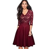 schöne abendkleider online Size XXL - Kleid Länge: 102cm, Schulter: 40cm, Brustumfang: 101cm, Taille: 87cm, Ärmel Länge: 42.9cm, Ärmelumfang: 32cm;