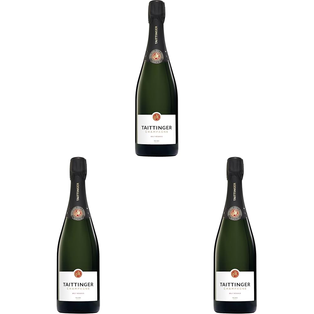 Taittinger Brut Réserve (1 x 0.75 l) (Packung mit 3)