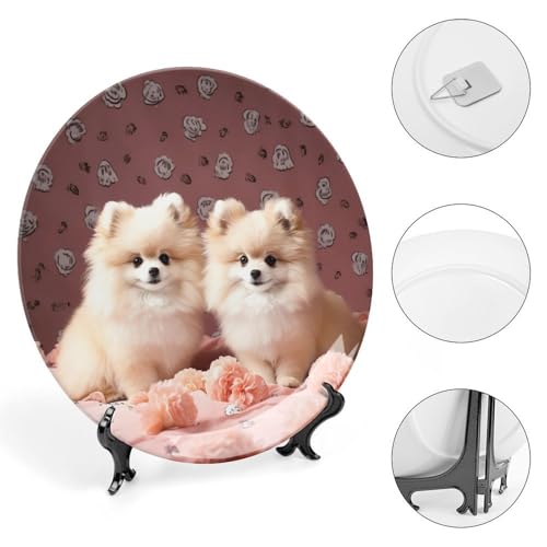 Plato Decorativo Bone China Estilo Chino 7 pulgadas miniatura 4