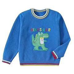 Cute Green Dinosaur-blue