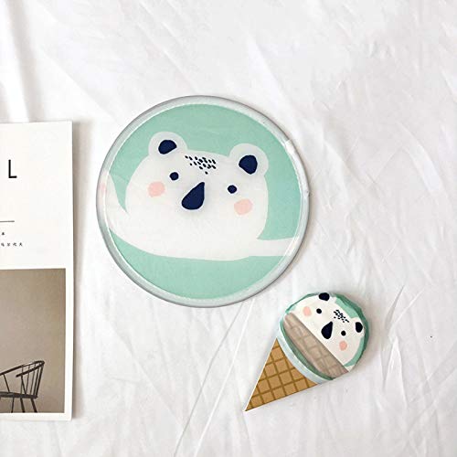 merymall - Ventiladores Plegables de Verano para Manos, Estilo japonés, con Dibujos Animados, Plegables, para Viajes