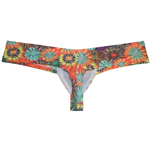 OROCOJUCO Sexy Men's Cheeky Briefs Thong Boxers Brazilian Bikini Shorts Underwear 1/3 Rear Cover Boxers Thong Pants2