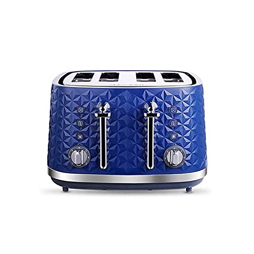 FGDSA Strong Toaster 4 Scheiben, Toaster Edelstahl Toaster, Breite Schlitze Vier Scheiben 7 Brotfarbeinstellungen mit…