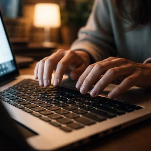 Fingers hover above keys &mdash; The Somatic Compass