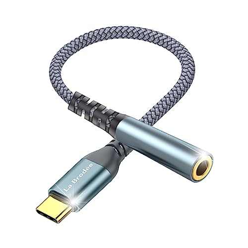 USB C auf 3.5mm Klinkenstecker, Typ C auf 3,5mm Kopfh&ouml;rer aux Digital Audio USBC Klinke, AUX auf USB-C Kopfh&ouml;rer Adapter f&uuml;r Samsung Galaxy Pixel, iPad Pro, Huawei, Xiaomi und Weitere Typ-C-Ger&auml;te