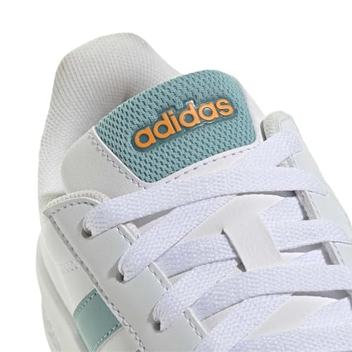 adidas Unisex Kinder Grand Court 3.0 Junior Shoes, FTWR White/Mint ton/Lucid Tangerine, 37 1/3 EU – Ansicht 4