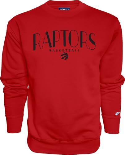 Blue 84 Toronto Raptors NBA Officially Licensed Crewneck Sweatshirt Embroidery B