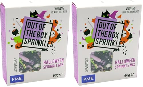 PME Mezcla de Confites "Out the Box" - Halloween Sprinkles (Paquete de 2)