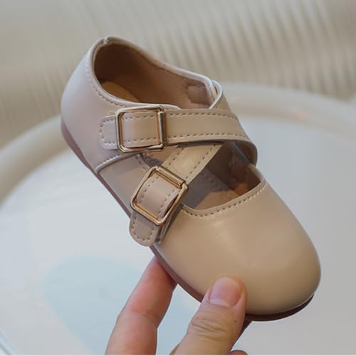 Little Girls Mary Jane School Unifor𝐦 Shoes Buckle Strap Dress Flat𝐬 Moccasi𝐧s Toddler Princess Soft Sole Shoes2