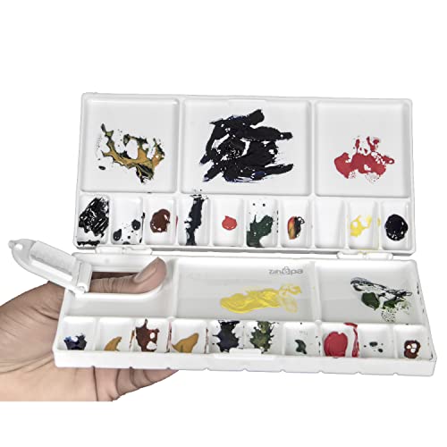 ZAHEPA Folding Box Color Mixing Palette