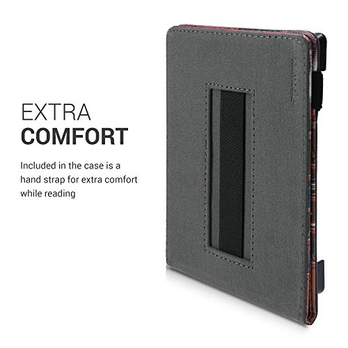 kwmobile hoes compatibel met Kobo Aura Edition 1 - Hoesje voor ereader in meerkleurig - Magische Bibliotheek - Image 4