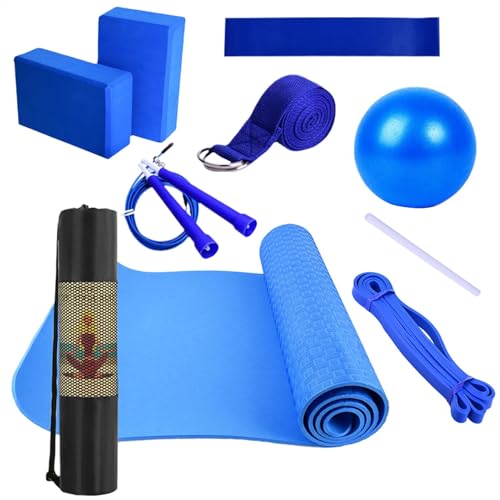 Tapis de yoga et kit d'exercice portable pour sport à la maison et parc