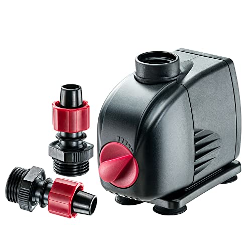 Hydor Kreiselpumpe SELTZ L 2800 l/h für Frisch- und Meerwasser, Mehrzweck, Filterkartusche und Armaturen