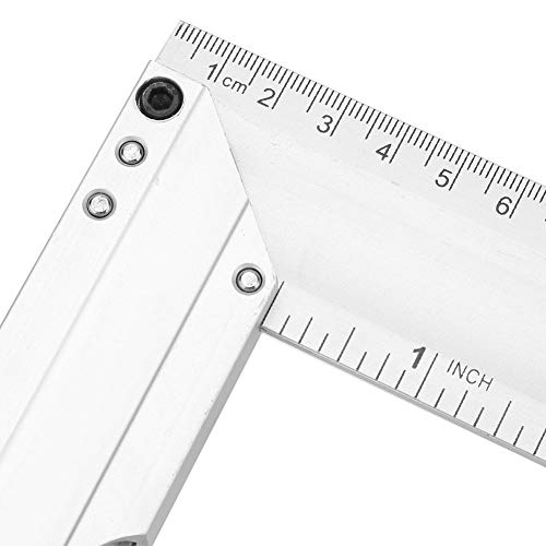 Regla de ángulo recto de aluminio 300mm miniatura 4