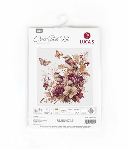 Image of Thre Birds-Autumn B2419L Counted Cross-Stitch Kit