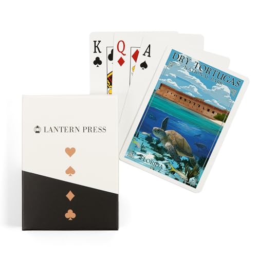 Lantern Press Dry Tortugas Naipes Póker 52 Cartas