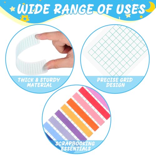Image of Housoutil Washi Tape Sample Boards Plastic Washi Cards for Scrapbooking Journaling and Craft Storage Portable Tape Sample Boards Organizer for Home Office School 5.90 X 1.96 X 0.03 in