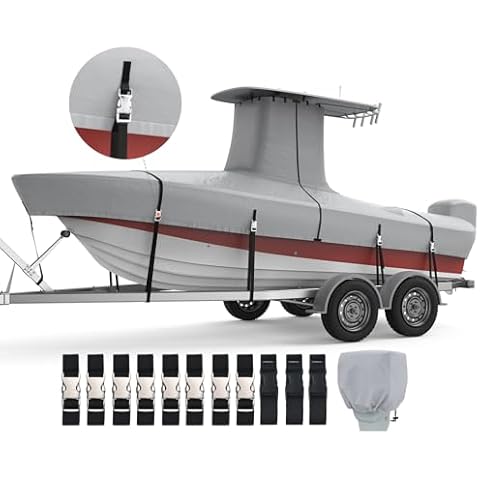 RVMasking 1200D T-Top Boat Cover Cover