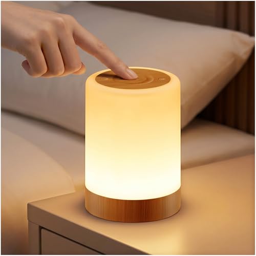Auxmir Lámparas de Mesita de Noche LED
