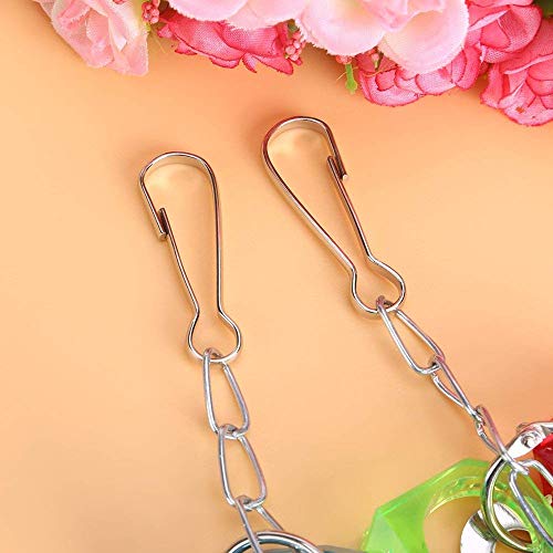 Ycnpeatt 1Piece Bird Swing Toys - Parrot Hanging Chewing Toys for Parakeet, Cockatiel, Conure, Cockatoo, Macaw, African Greys - Image 5