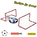 Produktbild Ulikey Air Power Fußball Set, Air Power Soccer Fußball mit Fußballtor LED Beleuchtung und Musik, Air Power Football Fussball Fußballspielen für drinnen und draußen