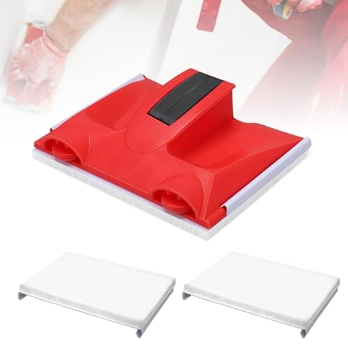 XINHAITC Paint Edger Trimmer Paint Edger Paint Pad Edge Painting Tool for Wall Paint Pad Applicator for Ceilings Corner Edges Painter Trim Painting Supplies(Adjustable Extension Pole)