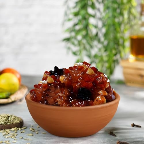 Image of Chakh Kar Dekho Dry Fruits Mix Pickle - 400 gm | Traditional Homemade Dry Fruits Ka Achar | Sweet & Spicy India Pickle | Mustard Oil & Dry Fruit Blend