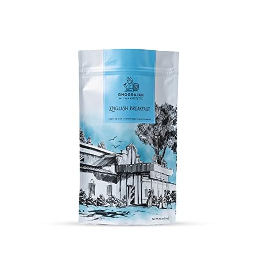 English Breakfast Loose Leaf Black Tea (200+ Servings) - Fresh Harvest - Strong Full Bodied Whole Leaf Assam Black Tea - Farm2Cup from 5th Generation Tea Farm - Bulk Pack - 1 Pound Sealable Pouch