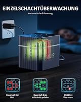 Wiederaufladbare Batterien (8 AA & 8 AAA) mit Ladegerä, 1,5 V, 1200 Zyklen – Ansicht 5