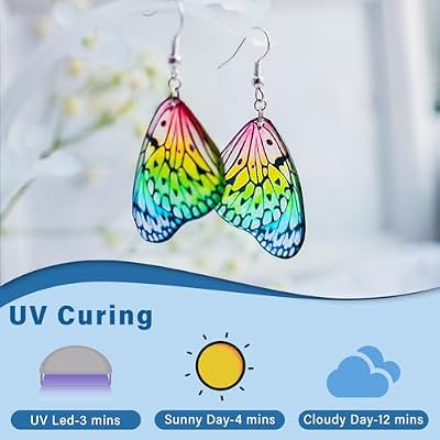 Bond Craftor UV Resin 300g, Fast Curing Clear Epoxy Resin Hard Type for Jewelry Making, Craft, DIY
