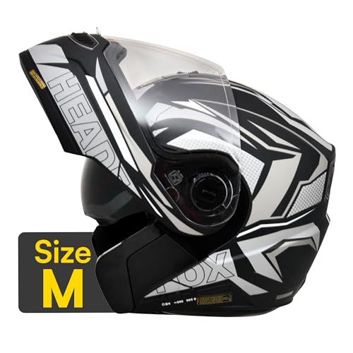 Image of HEADFOX N2F Air 7 Metro: Smart Bluetooth Helmet for Man & Women with Features for Easy Calls, Music, GPS, Waterproof, Voice Assistant, Dual Visior, 31 Flashlight Modes.
