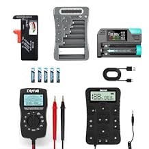 Dlyfull B1L+B2+B3+B4+DB1 Battery Tester, 5X AAA Batteries Included, Cable Included