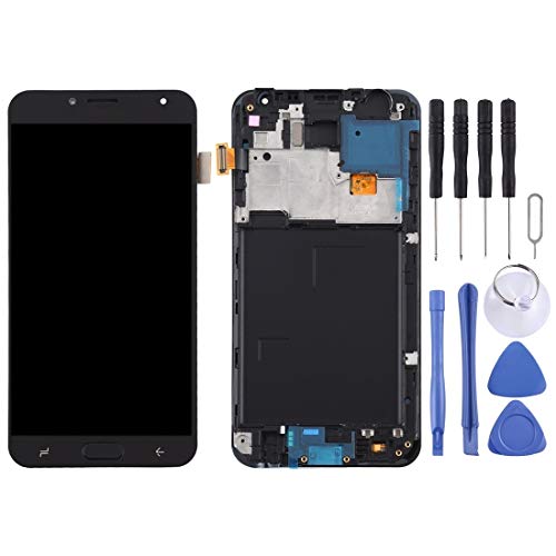 Écran LCD pour Galaxy J4 J400F avec châssis noir tactile complet