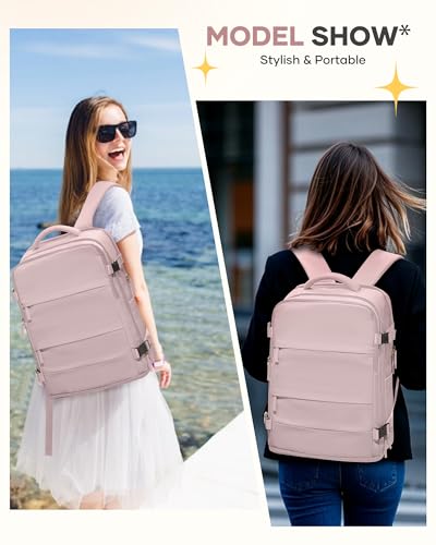 Image of coofay Travel Backpack For Women Men Airline Approved Carry On Backpack Flight Approved Waterproof Sports Backpack Casual Daypack Small Hiking Backpacks