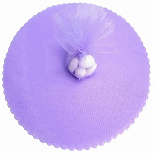 50 Scalloped Tulle Circles 9