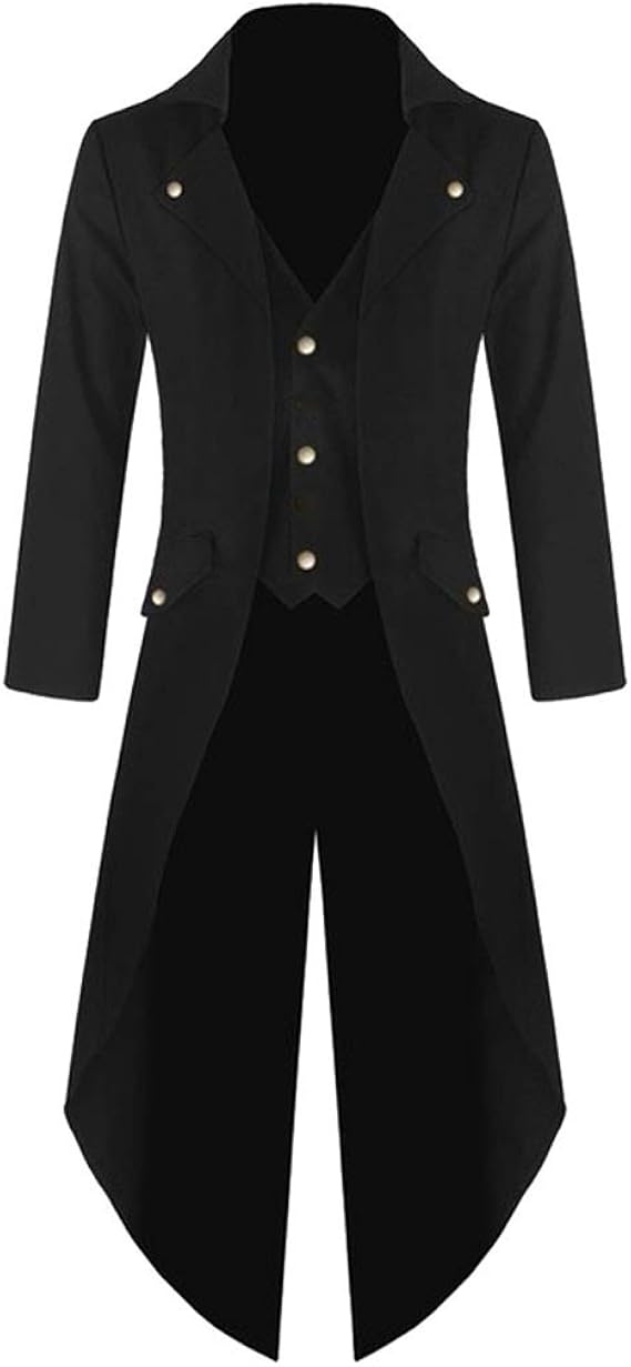 Amazon Co Jp コート メンズ Godtoon 紳士服 パンク ジャケット おおきサイズ タキシード レトロ 純色 日常 出かけ コスプレ 長袖 普段着 ユニホーム スーツ 仮装 カジュアル 安価 Xxxl ブラック ホビー Amazon Co Jp コート メンズ Godtoon 紳士服 パンク ジャケット おおきサイズ タキシード レトロ 純色 日常 出かけ コスプレ 長袖 普段着 ユニホーム スーツ 仮装 カジュアル 安価 Xxxl ブラック ホビー