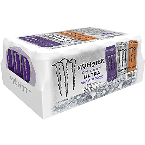 monster grape - Monster Ultra POW Variety Pack, 16 Ounce (24 Pack)