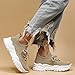Women Running Shoes Mens Womens Fashion Gym Tennis Sport Jogging Mesh Sneaker Slip On Ultra-Sock Knit Soft Sole Breathable Lightweight Casual Walking Shoes Unisex Sneakers Khaki