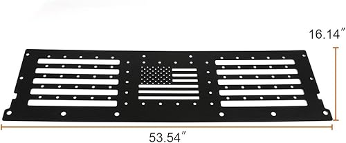 Miniatura 10 de G-PLUS Protector de puerta trasera compatible con camiones F150 2015-2020 de alta resistencia, de plástico, color negro, cubierta de protección para