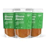 Bhuna Curry Sauce | 3 x 350g Packs | Ready to use British Indian Restaurant Style Bhuna Sauce | Heat & Eat - Ready in Minutes | East At Home