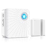 BITIWEND Sensor de Puerta, Ventana, Alarma, 110 dB, Contacto de Puerta, inalámbrico, Alarma de Ventana, 200 m de...