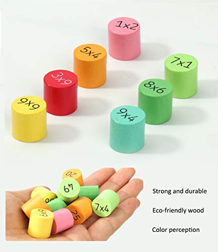 Wooden Montessori Multiplication Board Montessori Preschool Learning Toys Math Keyboard Development And Education Toys Suitable For Children Over 5 Years Old #TOP4