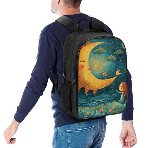 Mochila para niños espaciosa con estampado Night Sky reflectante 5