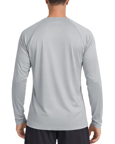 Image of Boladeci Men's UPF 50+ Sun Protection UV SPF Shirts Long Sleeve Lightweight Quick Dry Swim T-Shirts Rash Guard