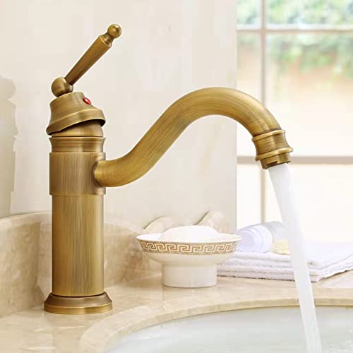 Robinet pour lavabo résistant calcaire mitigeur rotatif salle de bain